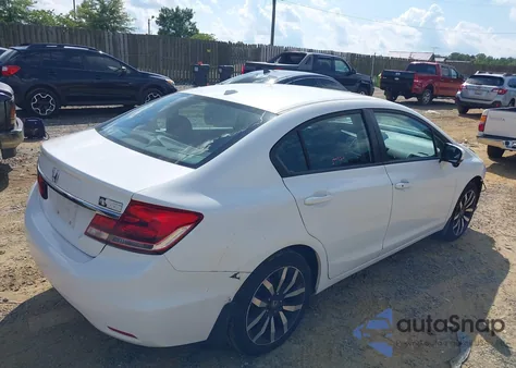 2014 Honda Civic Ex-L from USA, damaged, VIN 19XFB2F97EE200183
